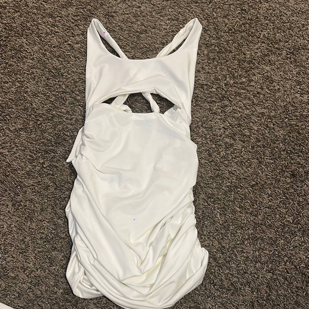 White One-Piece Swimsuit